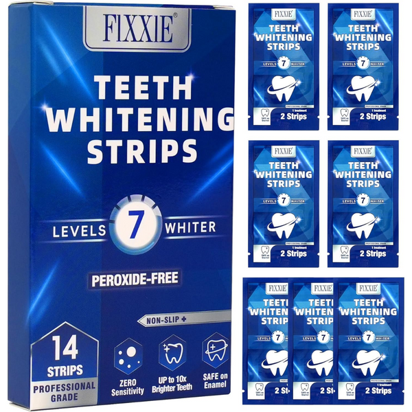 FIXXIE Teeth Whitening Strips | 14 Pap Strips