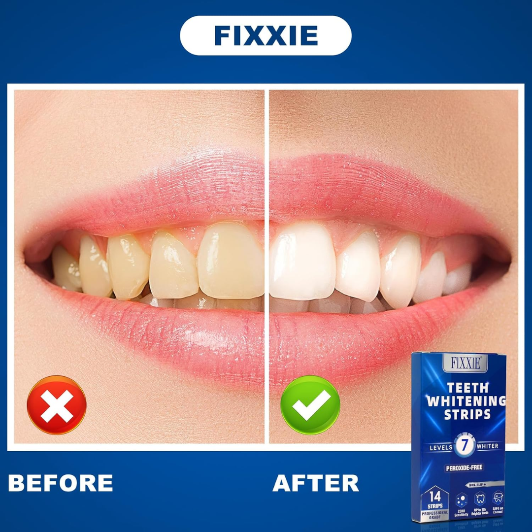 FIXXIE Teeth Whitening Strips | 44 Pap Strips