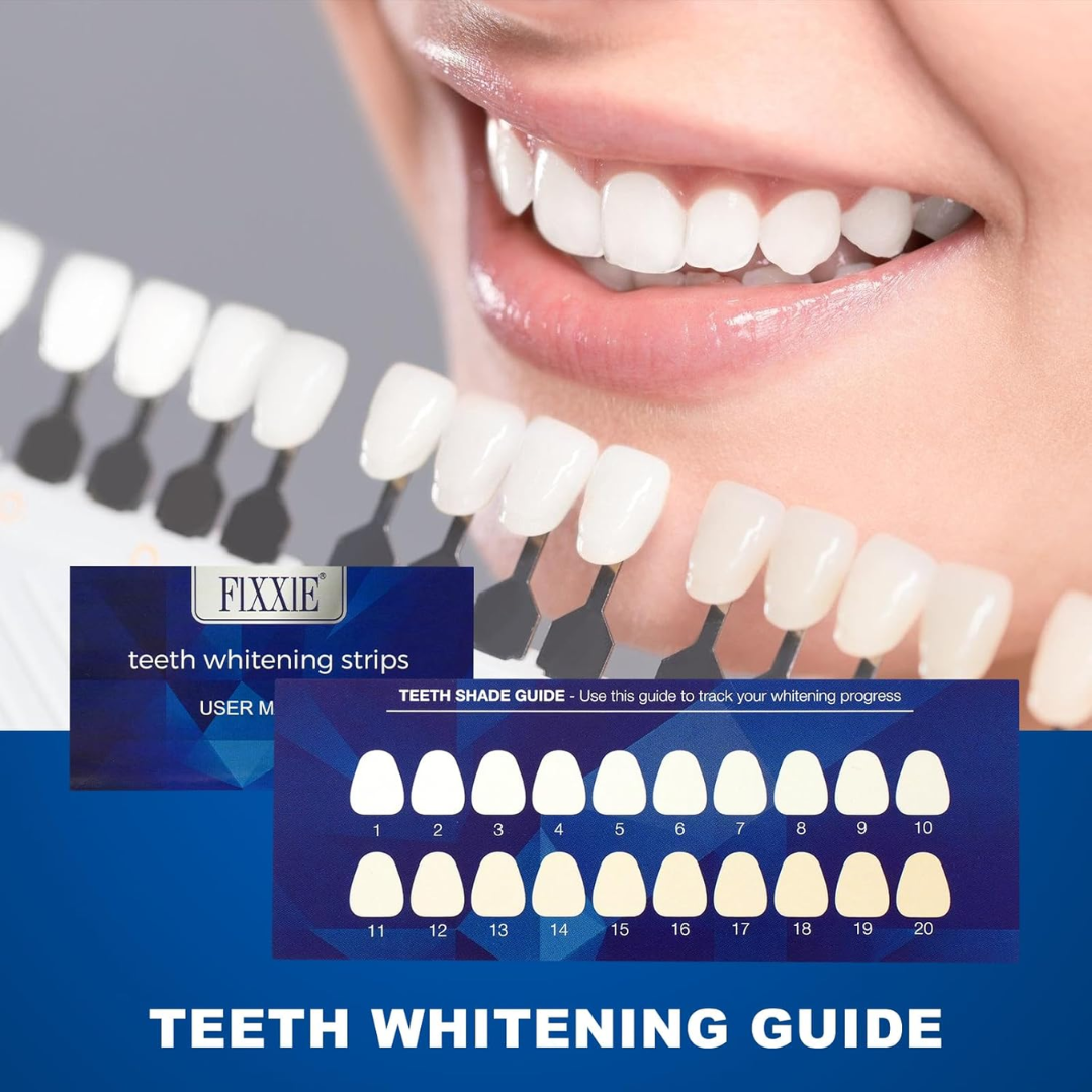 FIXXIE Teeth Whitening Strips | 44 Pap Strips