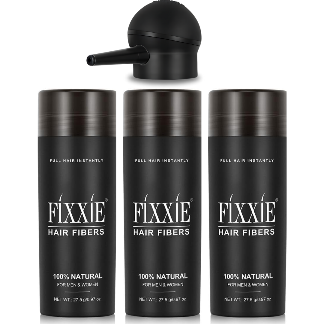 Hair Fibres - Pack of 3 with Applicator