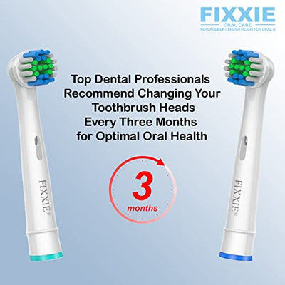 Replacement Toothbrush Heads for Oral B Braun - 8 Heads