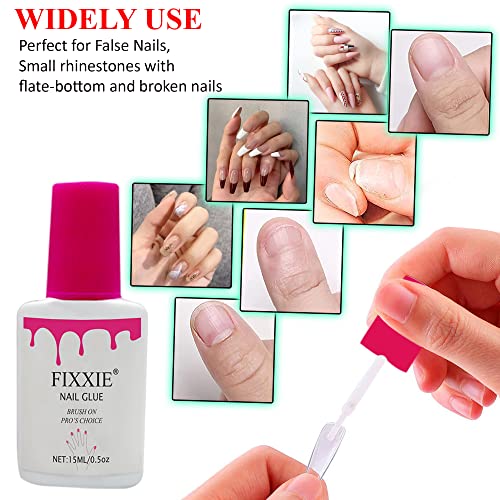 Extra Strong Nail Glue with Brush – 15g