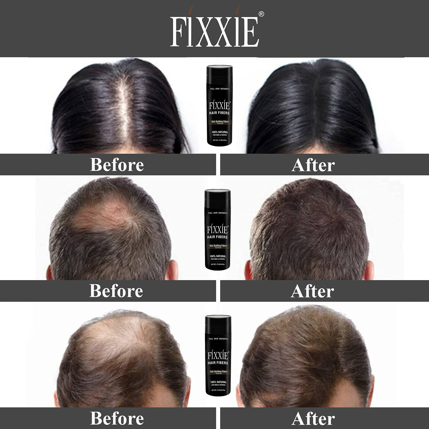 HAIR FIBRES - HAIR THICKNER